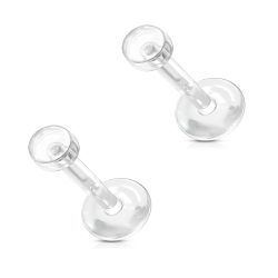 1.2mm Bio Flex Clear Retainer with 3mm Removable Push-In Top