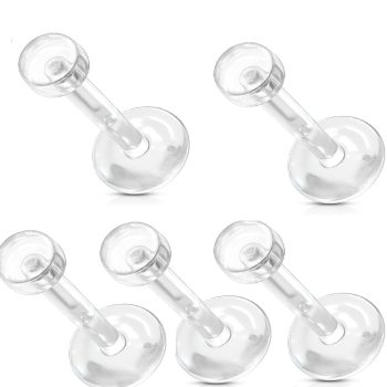 1.6mm Bio Flex Clear Retainer with 3mm Removable Push-In Top - Image 5