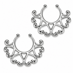 Non Piercing Small Hearts Nipple Shields