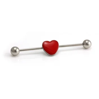 Red Heart Industrial Barbell