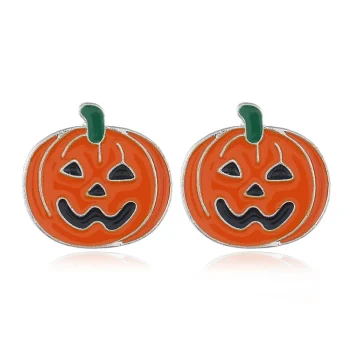 Halloween Pumpkin Stud Earrings