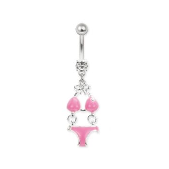 Belly Bar with Bikini Dangle - Image 2