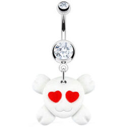 Belly Bar with Rubber Pirate Dangle