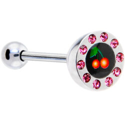 Large Domed Tongue Bar with Cherries