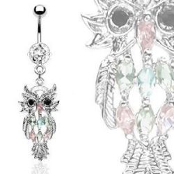 Funky Owl Dangle Belly Bar