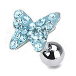 Cartilage Barbell with Butterfly Head - Image 7