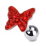 Cartilage Barbell with Butterfly Head