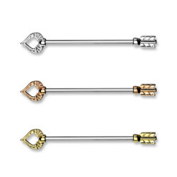 Industrial Barbell with Arrow Ends