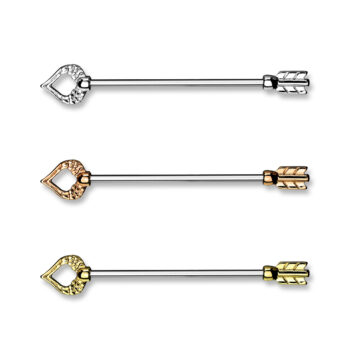 Industrial Barbell with Arrow Ends