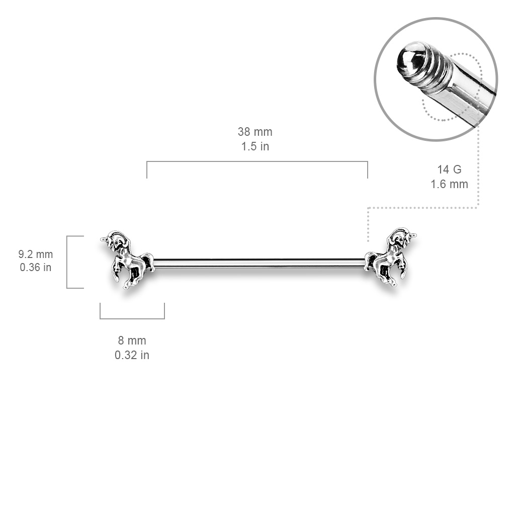 Unicorn Ends Industrial Barbell - Image 3