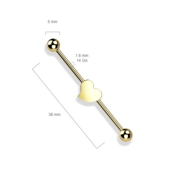 Heart Industrial Barbell - Image 2