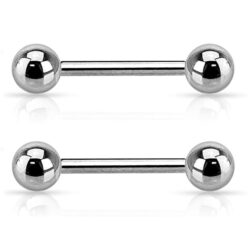 1.2mm Straight Barbells - Sold as a Pack of 2 Barbells