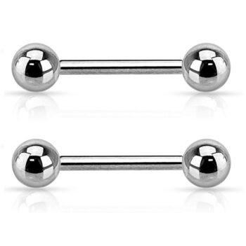 1.2mm Straight Barbells - Sold as a Pack of 2 Barbells