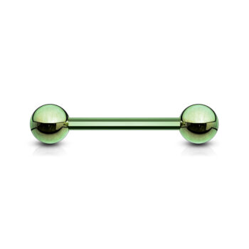 Green Titanium Barbell