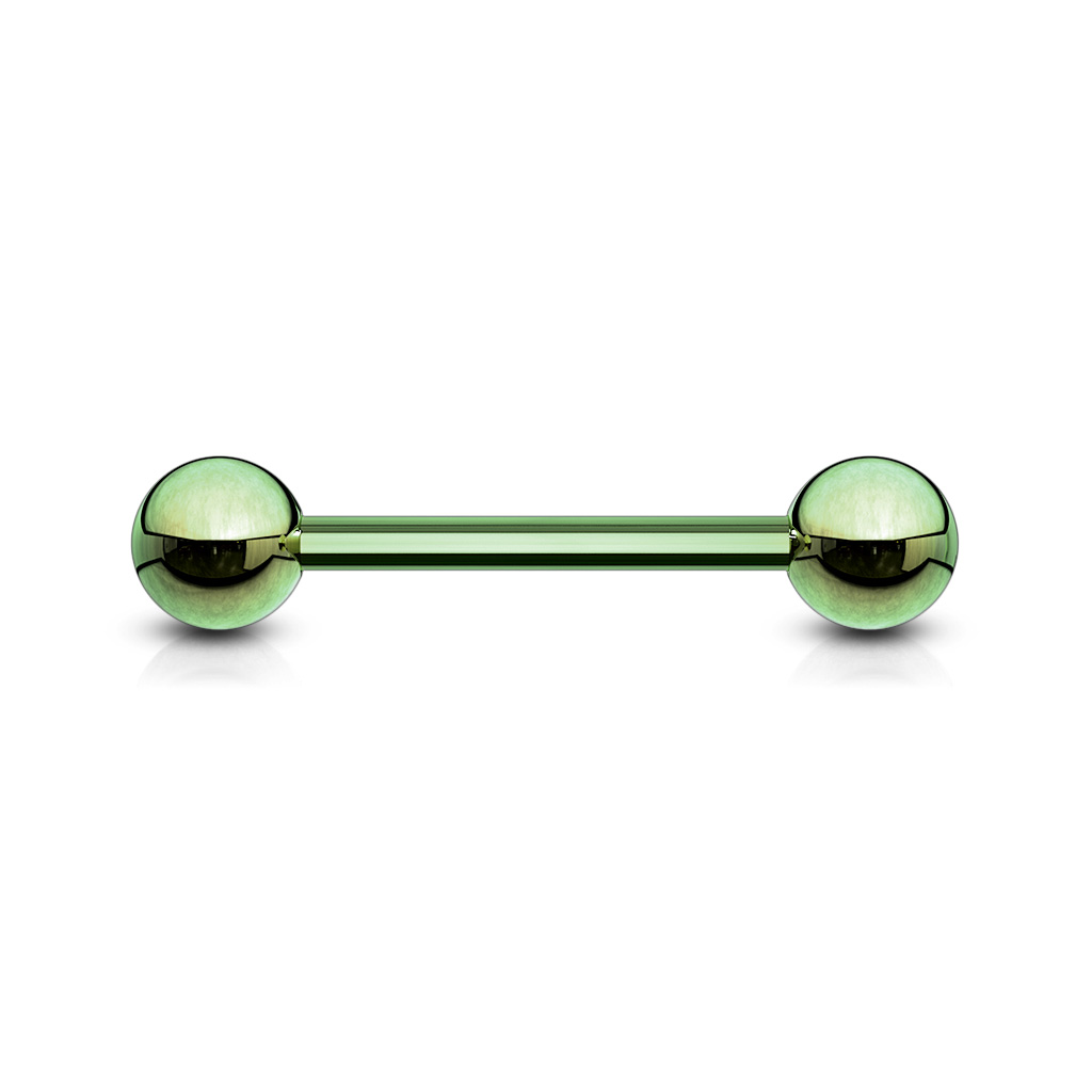 Green Titanium Barbell