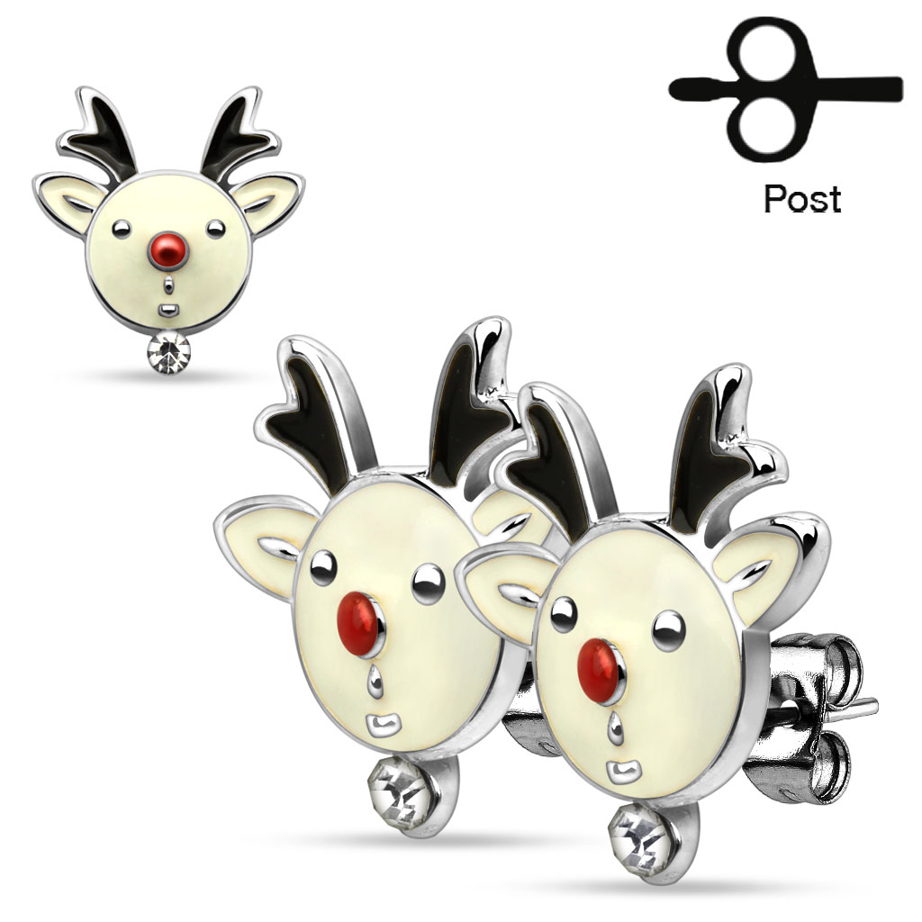 Rudolph the Reindeer Christmas Earrings