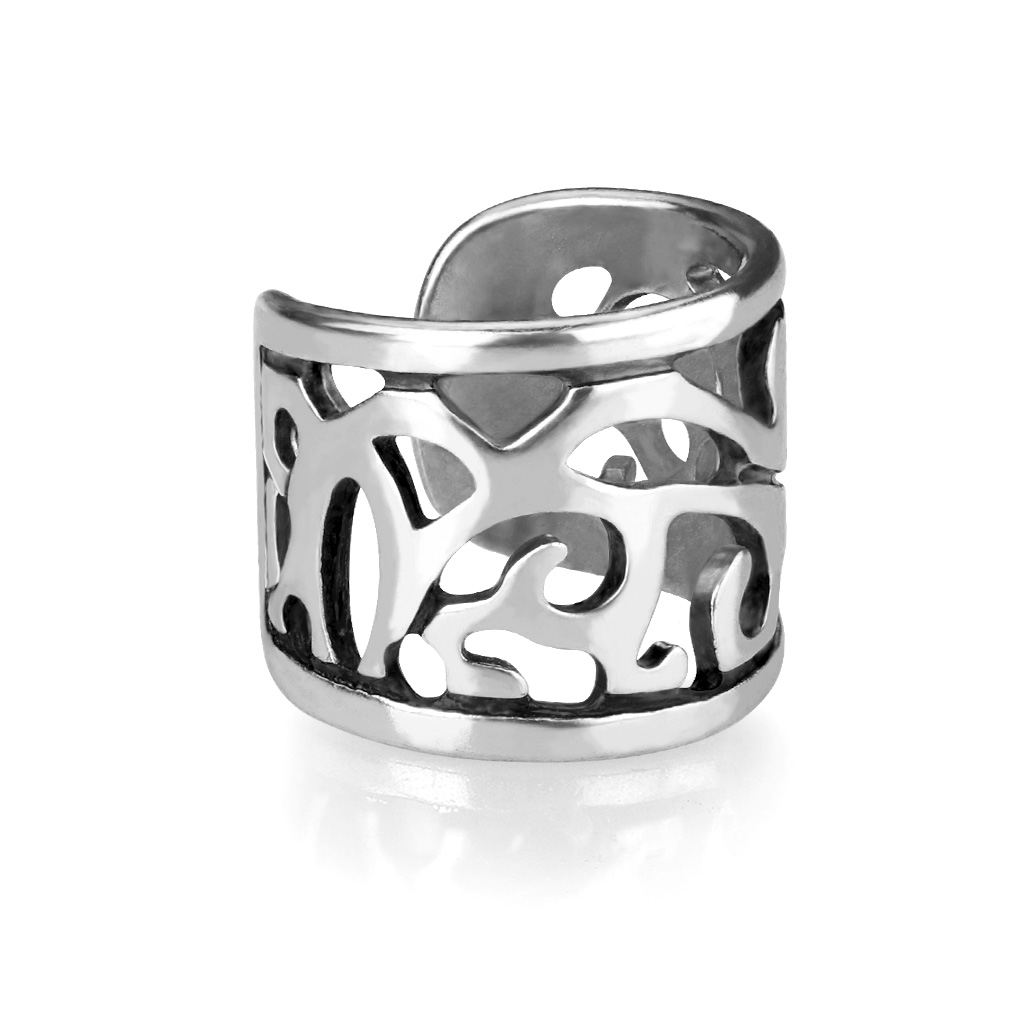 Non Piercing Ear Cuff with an Ornate Design - Image 2