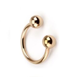 1.2mm Rose Gold Horseshoe Barbell