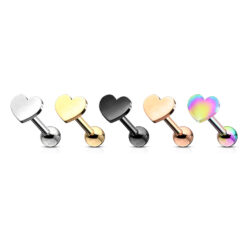 Heart Cartilage Barbell