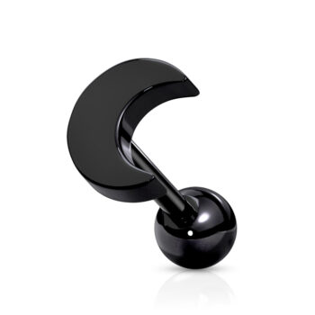 Crescent Moon Cartilage Barbell - Image 8