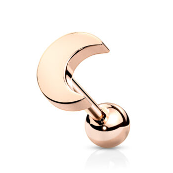 Crescent Moon Cartilage Barbell - Image 7