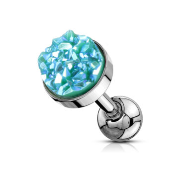 Cartilage Barbell with Druzy Stone - Image 8