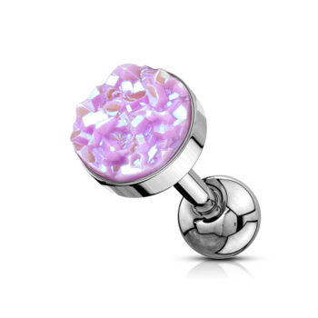 Cartilage Barbell with Druzy Stone - Image 7