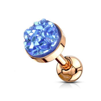 Cartilage Barbell with Druzy Stone - Image 4