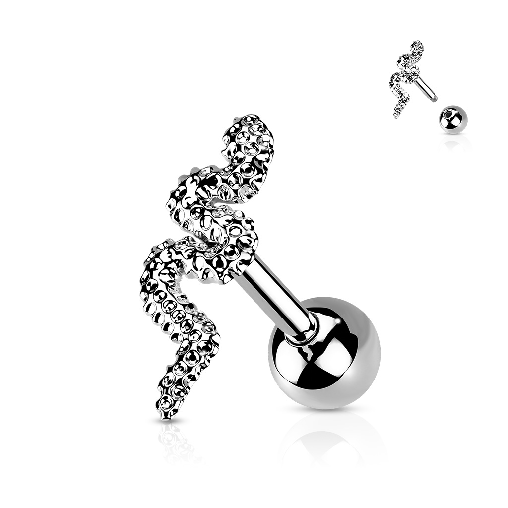 Snake Cartilage Barbell - Image 3