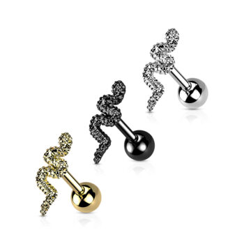 Snake Cartilage Barbell