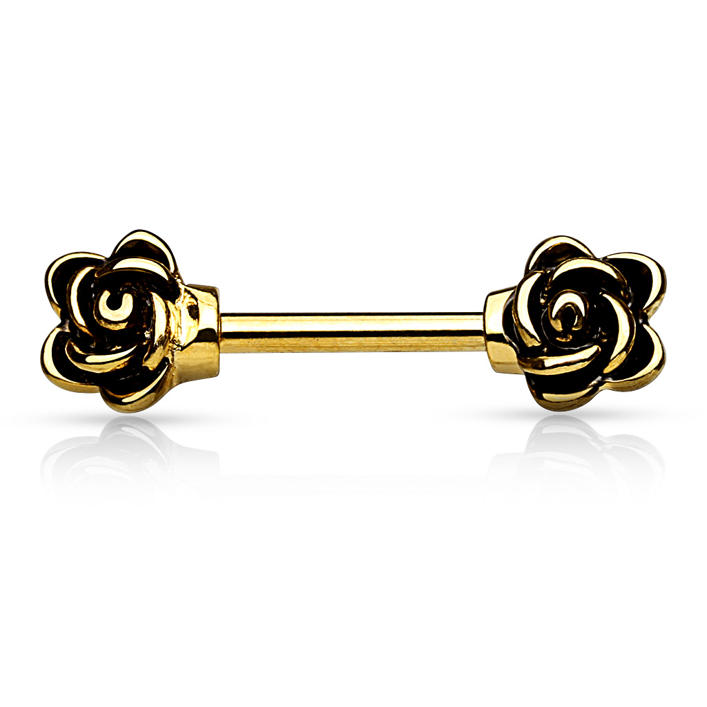 Nipple Bar with Flower Ends - Image 3