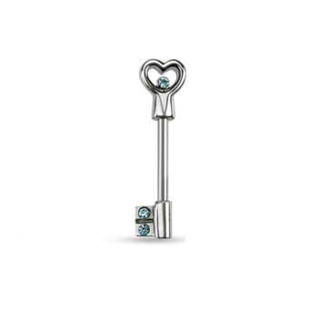 Nipple Bar with CZ Key Ends - Image 3