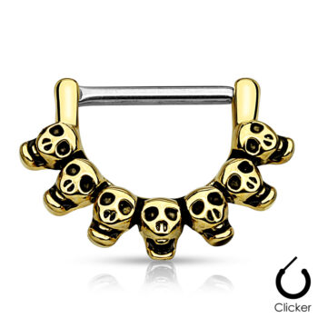Clicker with 7 Skulls Crescent - Image 2