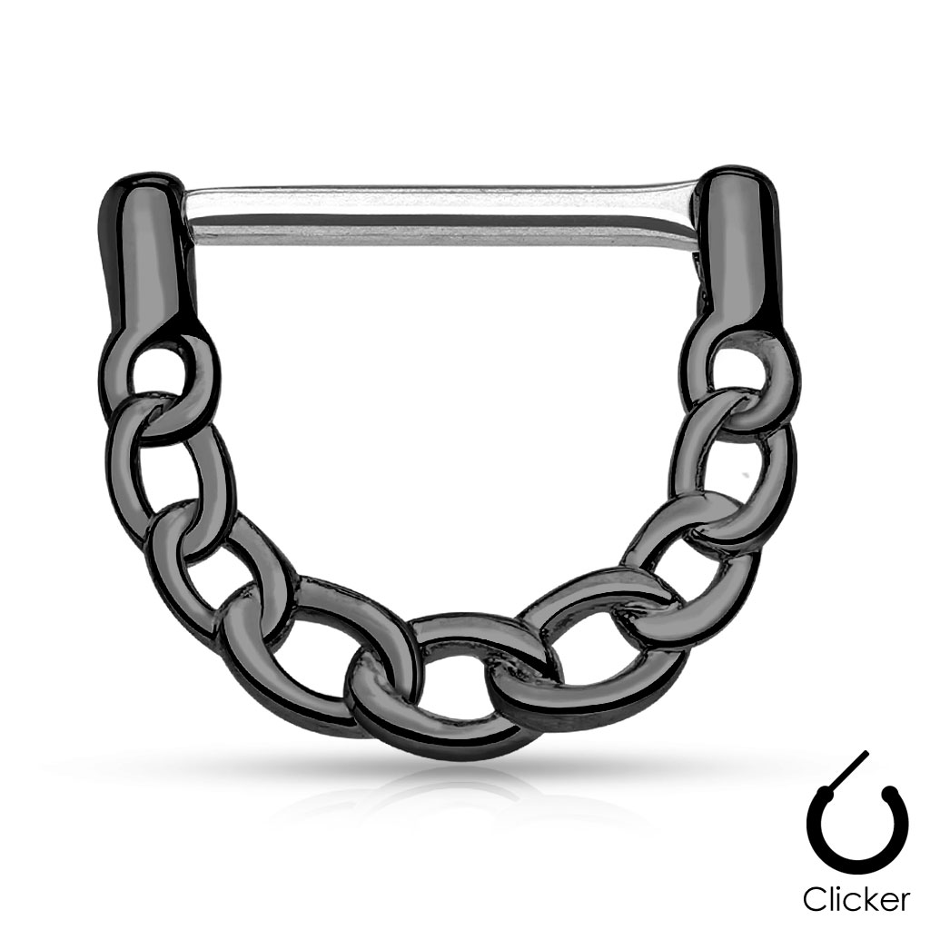Clicker Ring with Linked Chain - Image 2