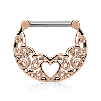 Clicker with Filigree Heart Design - Image 3