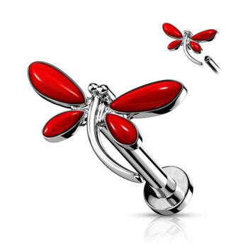 Labret with Dragonfly Top