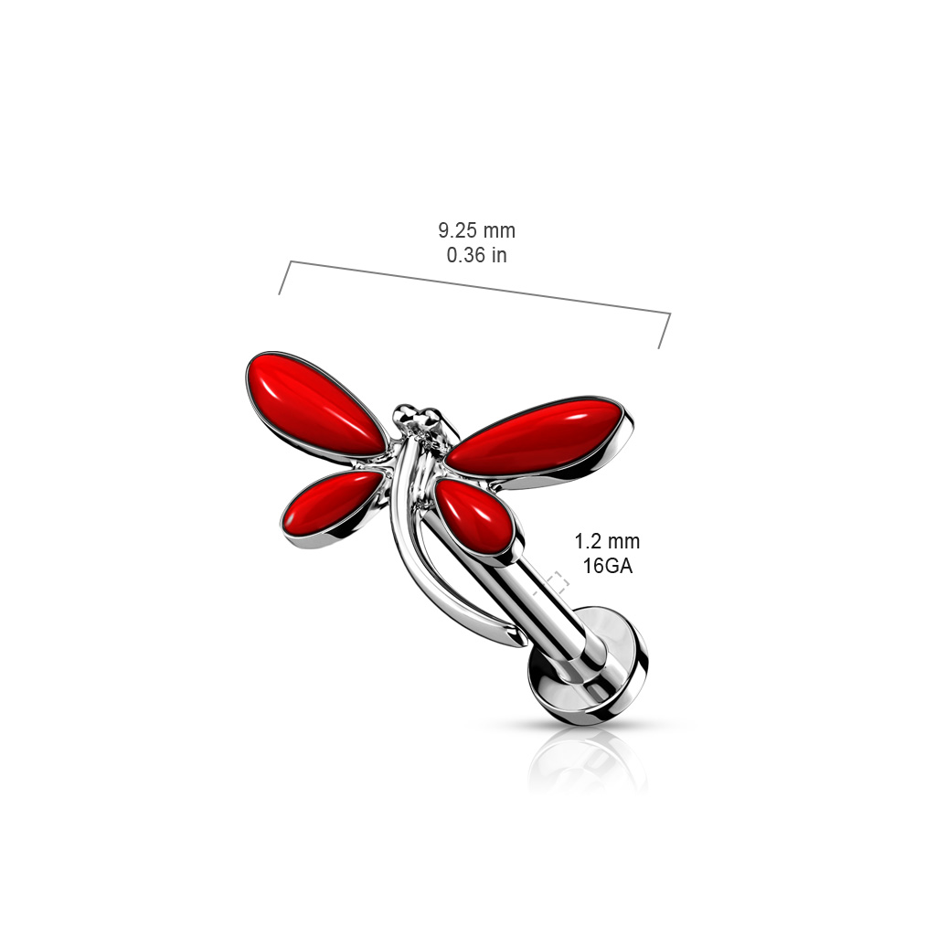 Labret with Dragonfly Top - Image 3