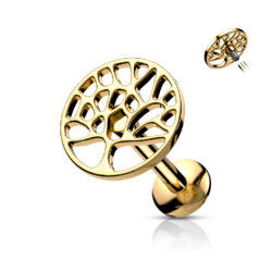 Labret with a Tree of Life Top