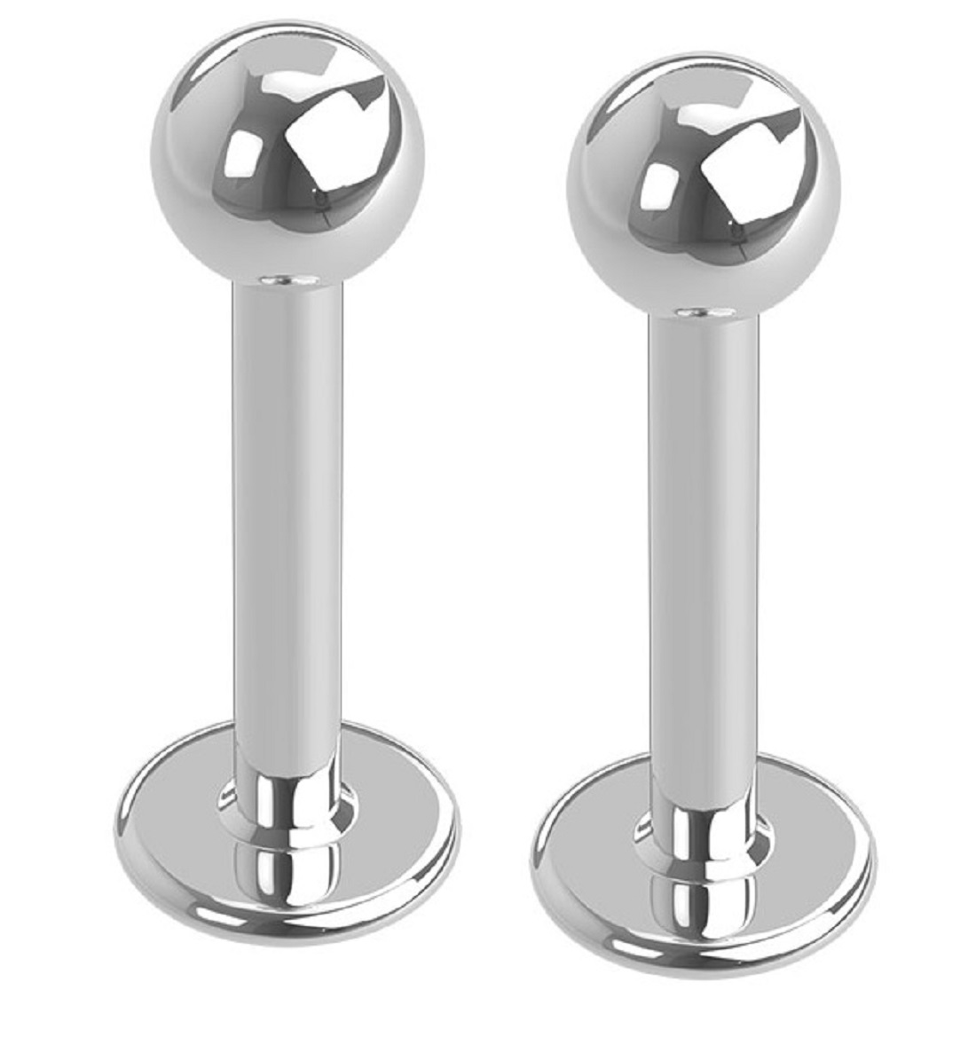 1.2mm Surgical Steel Labret - Pack of 2 Labrets - Image 3