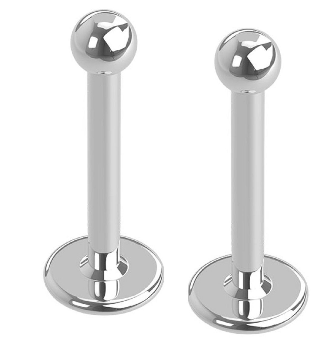 1mm Surgical Steel Labret - Pack of 2 Labrets - Image 2