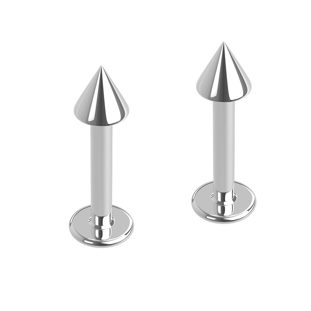 1.6mm Labret with Spike Head - Pack of 2 Labrets - Image 2