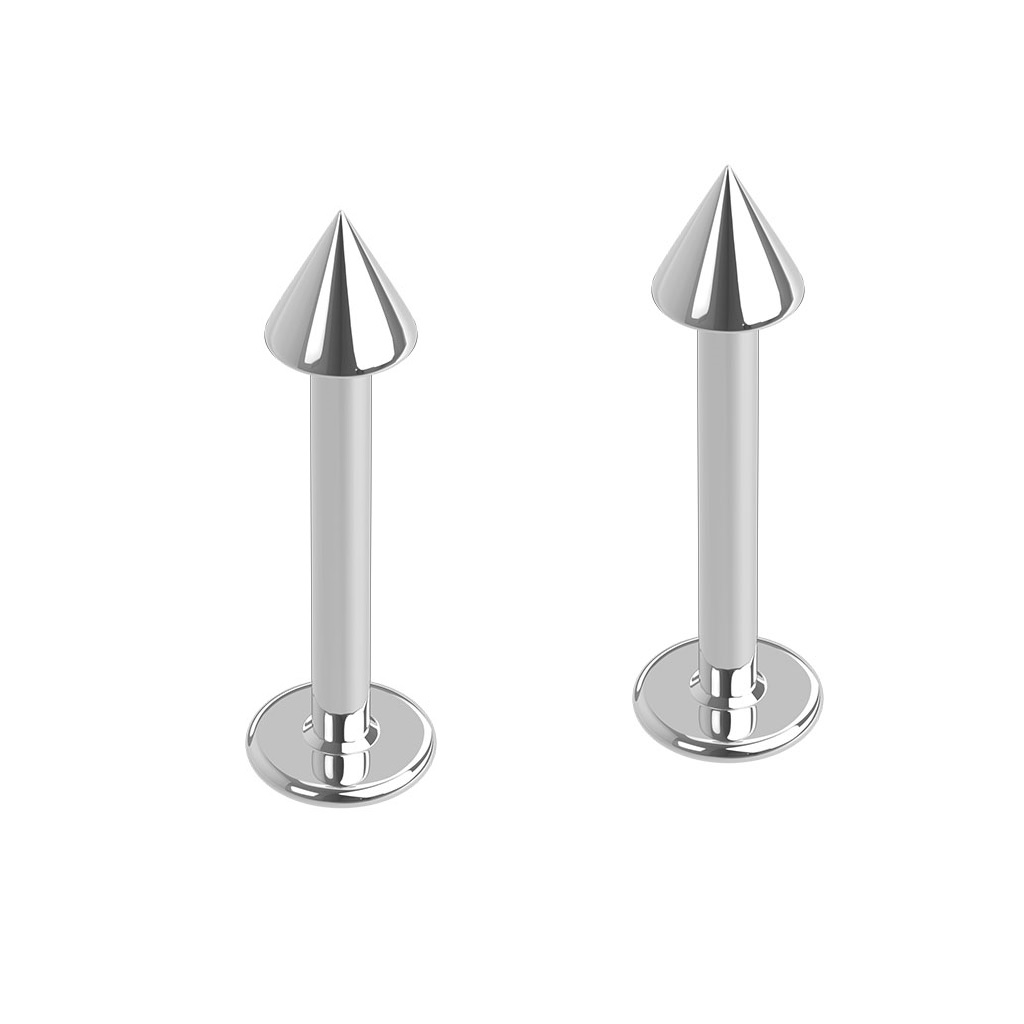 1.2mm Labret with Spike Head - Pack of 2 Labrets - Image 2