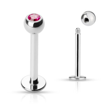 Labret with a 3mm CZ Ball