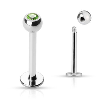 Labret with a 3mm CZ Ball - Image 8