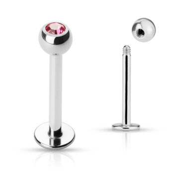 Labret with a 3mm CZ Ball - Image 5