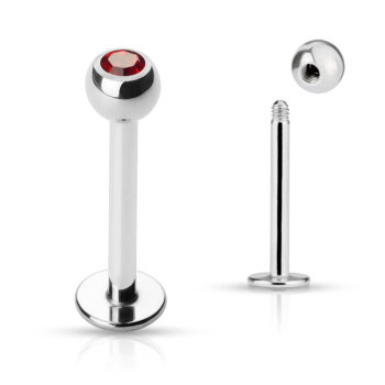 Labret with a 3mm CZ Ball - Image 3
