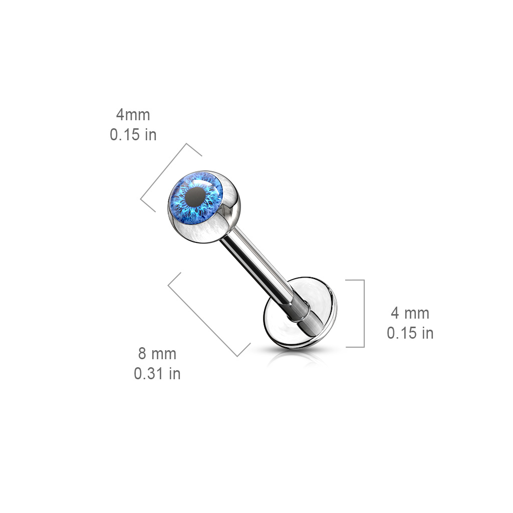 Labret with an Eye Ball Top - Image 9