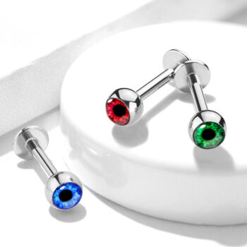 Labret with an Eye Ball Top - Image 7