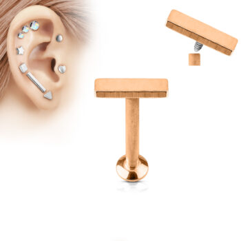 Labret with a Rectangle Top - Image 5