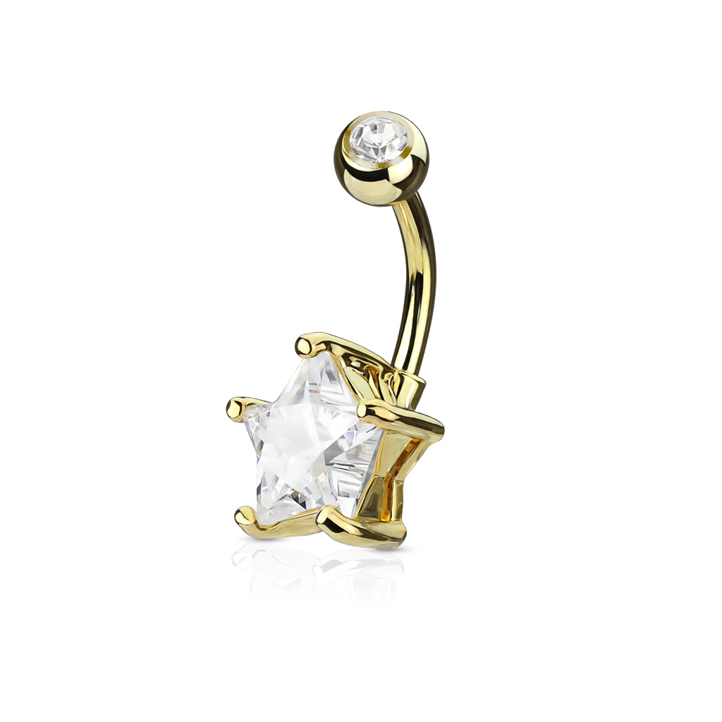 Belly Bar with Solitaire Star - Image 4